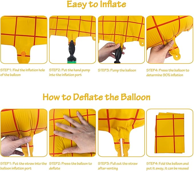 40-Inch Large Number Balloon Toy Inspired Story Matte Yellow Birthday Balloon Western Rodeo Party Supplies Boy Girl Story Anniversary Kids Birthday Party Cowboy Farm Themed Baby Welcome Decorations