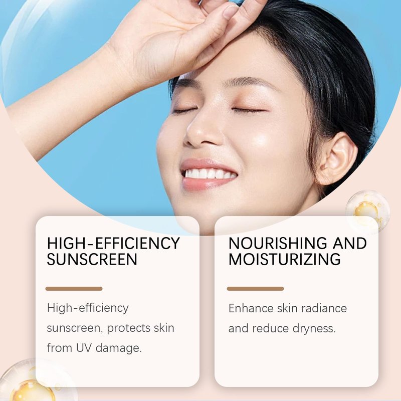 BB Moisturizer Spf 30 - Brightens, Hydrates & Smooths Your Skin, BB Blur Tinted Moisturizer Spf 30, BB Tinted Care Primer with Brush, Full Coverage Concealer Liquid Makeup (Natural)