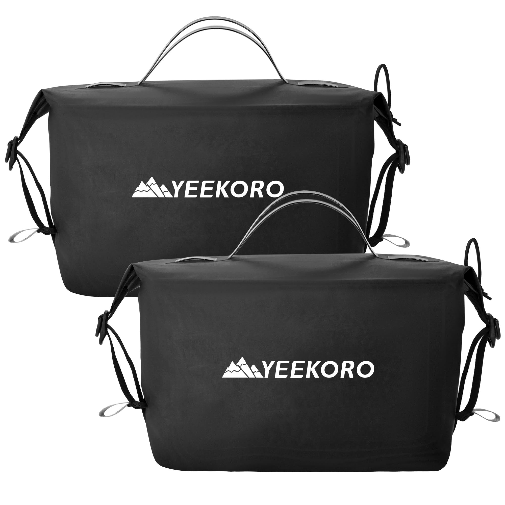 YEEKORO Vacuum Bag, Waterproof Reusable Vacuum Compression Bags（2 PACK,Black