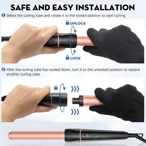 Curling Wand Set 2 Pack