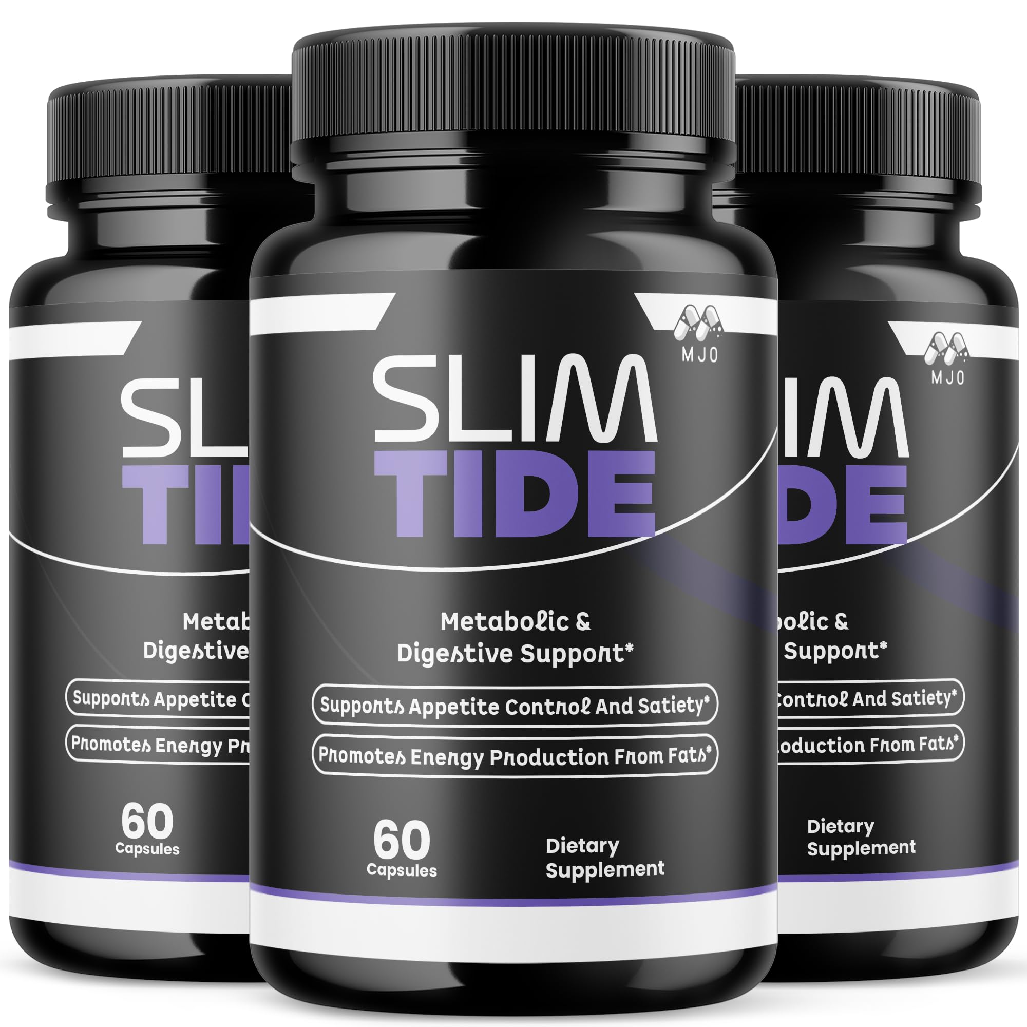 (3 Pack) Slim Tide Capsules, Official SlimTide Weight Management Pills with All Natural Ingredients, Advanced Formula Wellness Supplement with Maximum Strength Active Lifestyle Vitamins (180 Capsules)