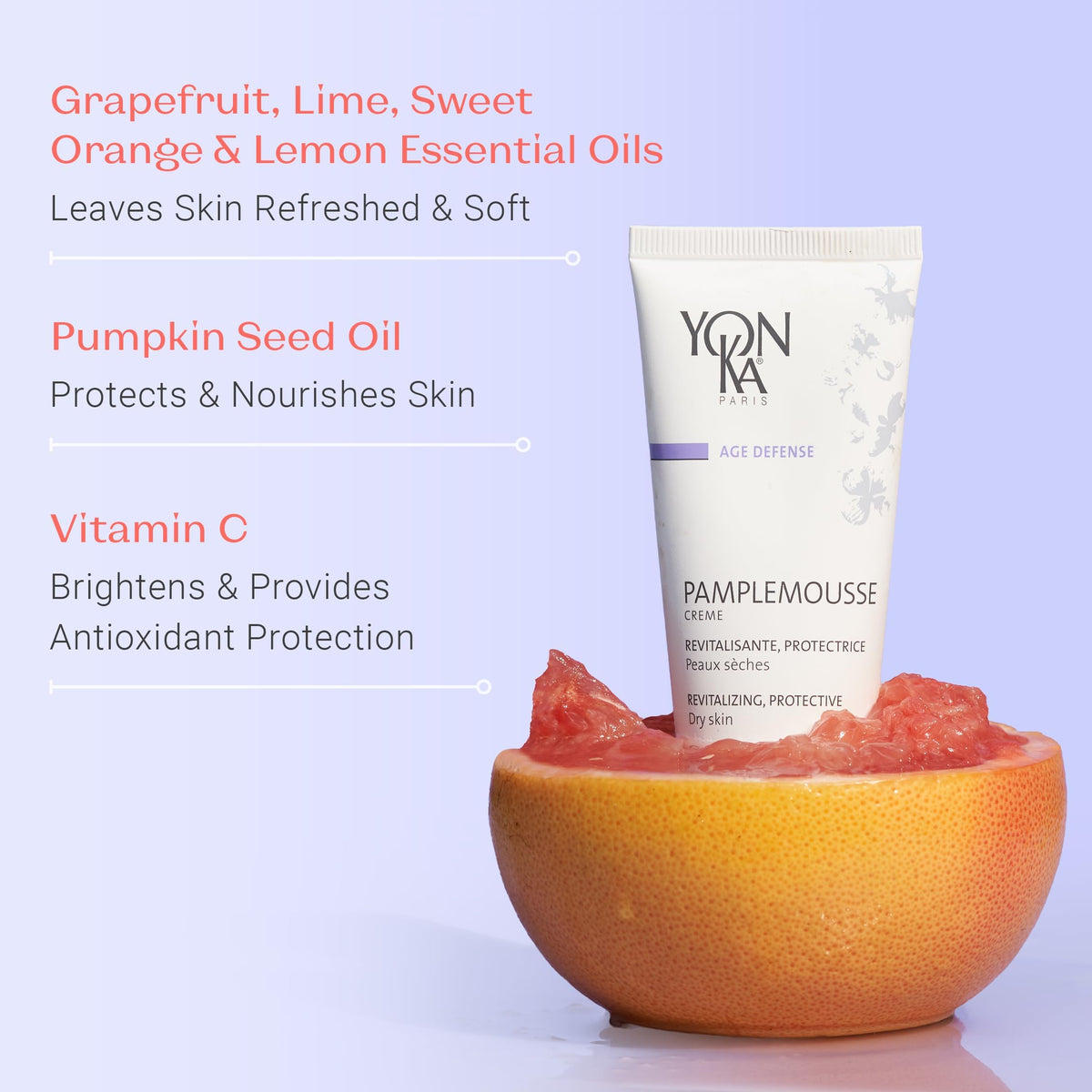 Yonka Pamplemousse PS, Anti-Aging Revitalizing Face Cream