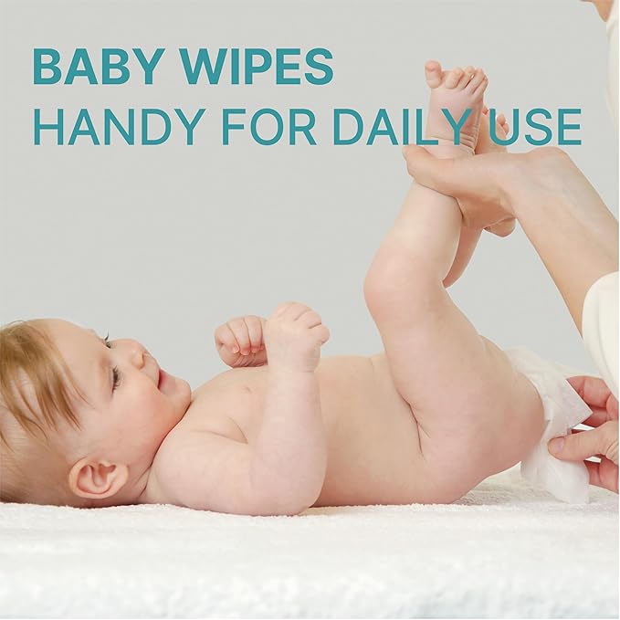 BEBESUP- Korea's #1 Light Baby Wipes - Safe even for Atopic Skin Hypoallergenic Water-Based Unscented Alcohol & Paraben-Free Organic Flip-Top Plant Based Organic Baby Wipes (640 Count 8 Packs)