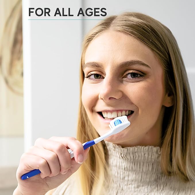208 Pack Bulk Toothbrushes w/Cover Caps, Individually Wrapped Disposable Travel Toothbrush, Value Size, Long Lasting 3+ Months, Med-Soft Manual Teeth Brush Bristles, 4 Colors (Red Green Blue Pink)