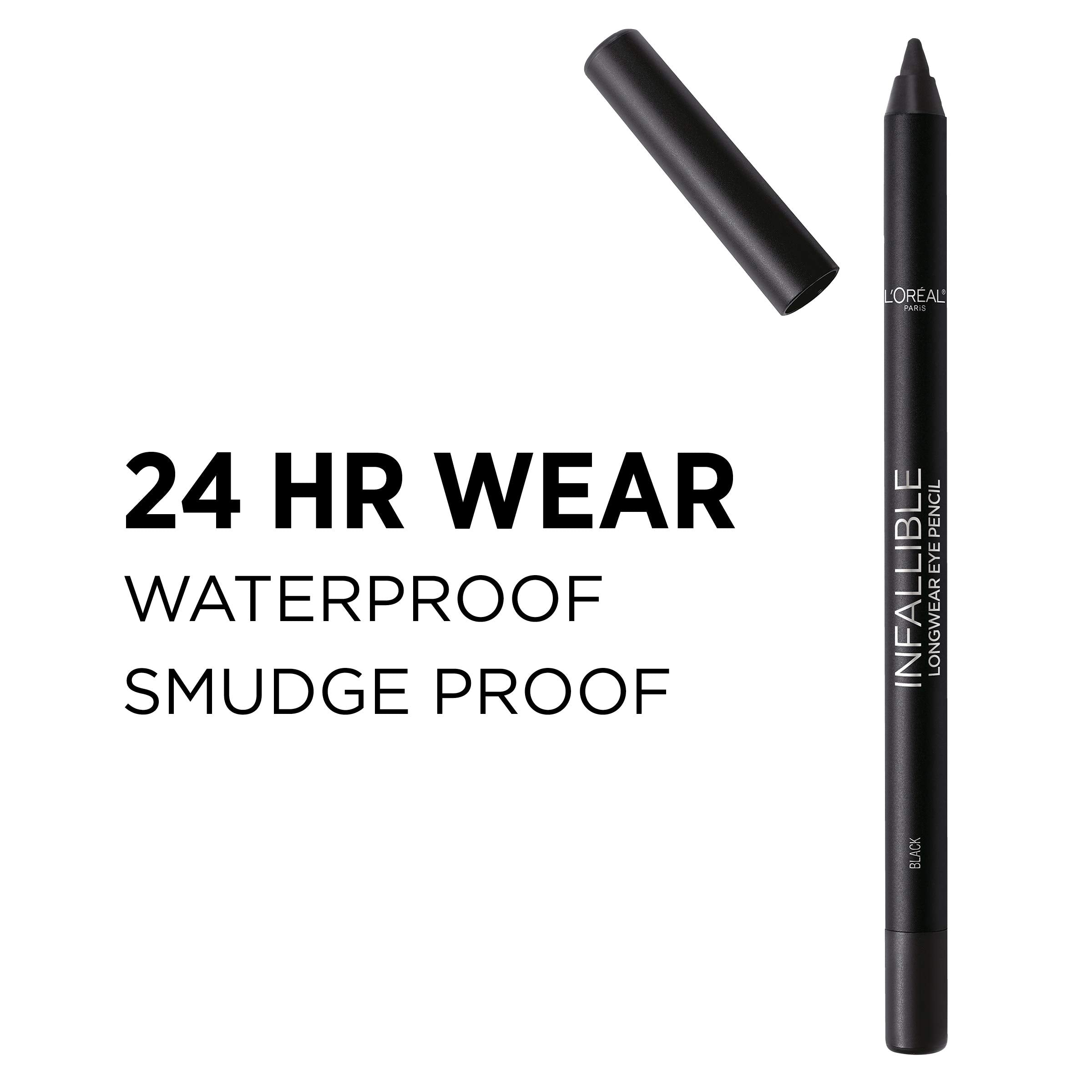 L'Oreal Paris Makeup Infallible Pro-Last Pencil Eyeliner, Waterproof and Smudge-Resistant, Glides on Easily to Create any Look, Cobalt Blue, 0.042 oz.
