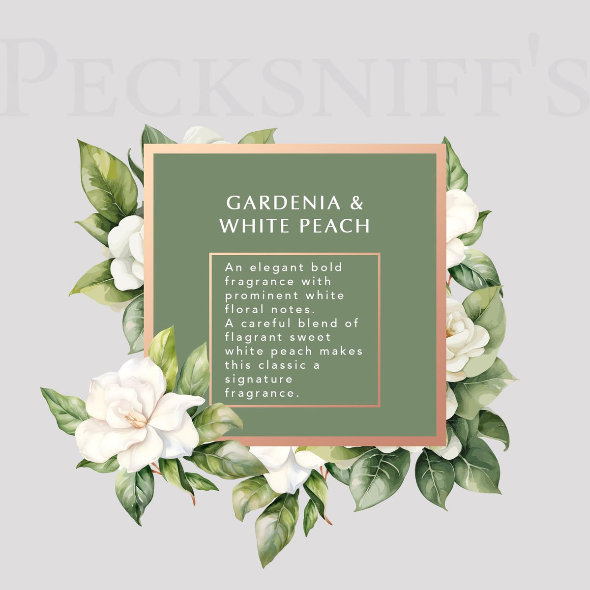 Pecksniff's Gardenia & White Peach Moisturizing Shower Gel | 750ml / 25.36 Fl Oz