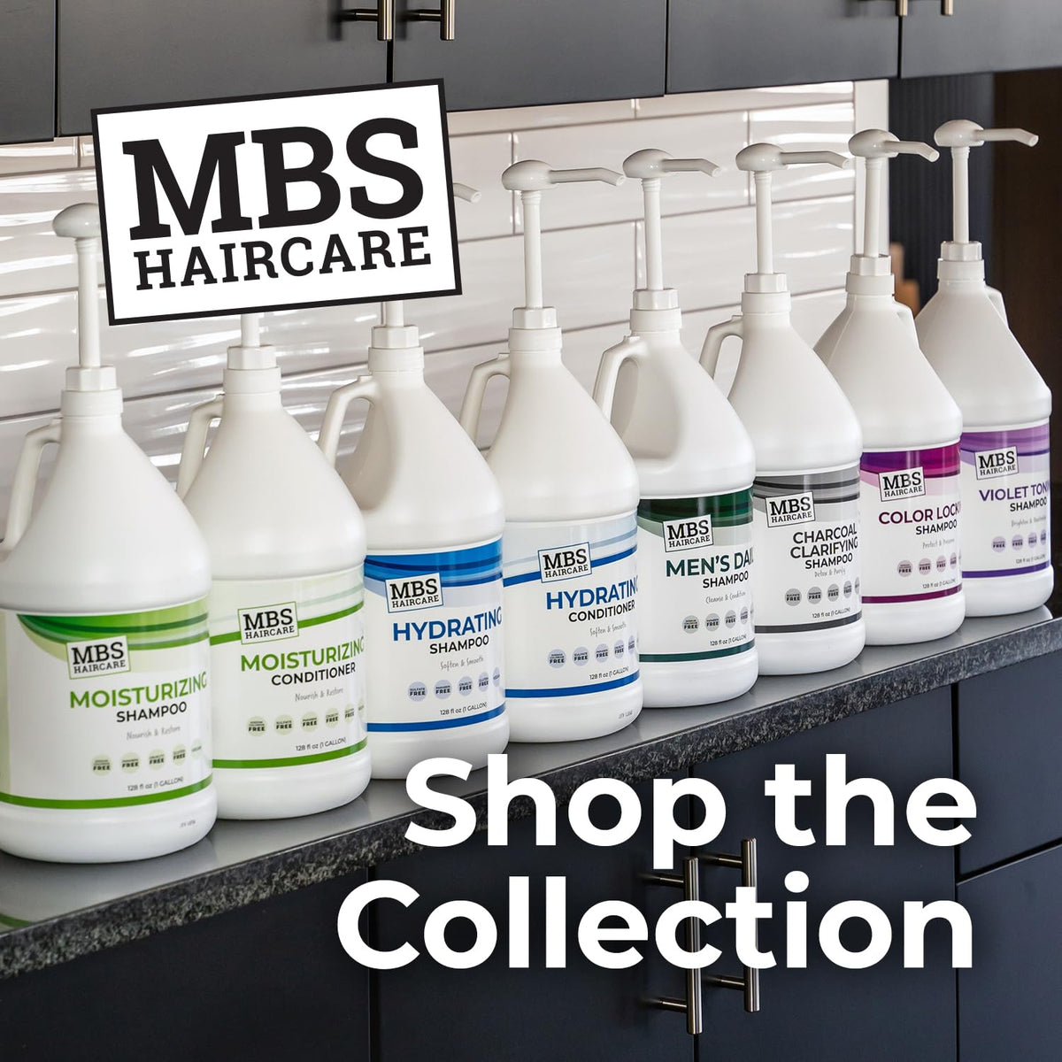 MBS Haircare Professional Gallon Moisturizing Conditioner – Sulfate-Free, Vegan Hair Repair with Botanicals & Lavender