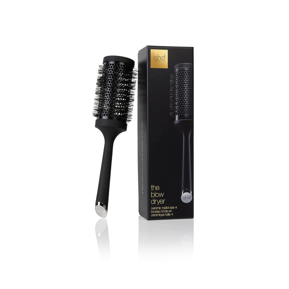 ghd Ceramic Vented Round Brush - 2.1 inch Barrel, 55mm Barrel, Size 4