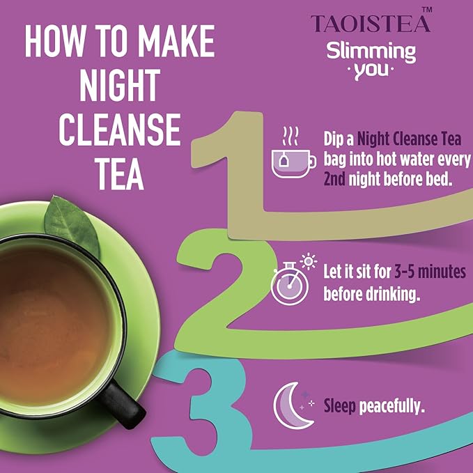 Detox Tea - 14 Day Teatox Herbal Tea for Body Detox Cleanse and Weight Loss - 1 Morning Boost Tea (14 Bags) & 2 Night Cleanse Tea (14 Bags), 100% Natural, Non GMO