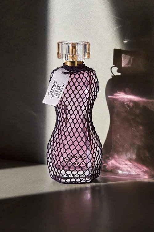 Glamour Secret Black Bundle: Eau de Toilette (2.5 Fl Oz) & Moisturizing Body Lotion (6.7 Oz)