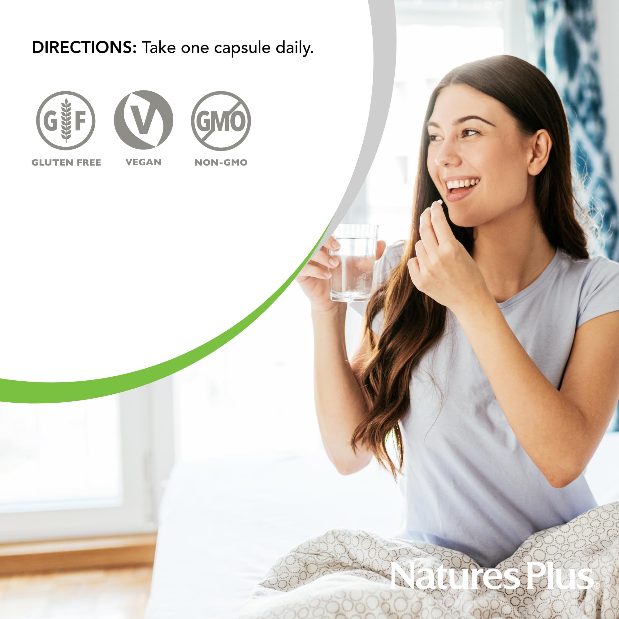 NaturesPlus Her Journey - 30 Tablets - Women’s Multivitamin - 100% DV of All Vitamins - Supports Overall Wellness, Immunity, Brain & Beauty Health - 30 Servings