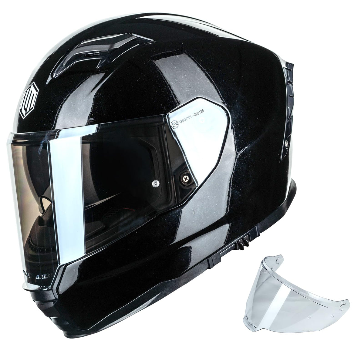 ILM ECE DOT Fiberglass Full Face Motorcycle Helmet Lightweight for Men Women Dual Visor Racing Cascos para Motos Model MF522P