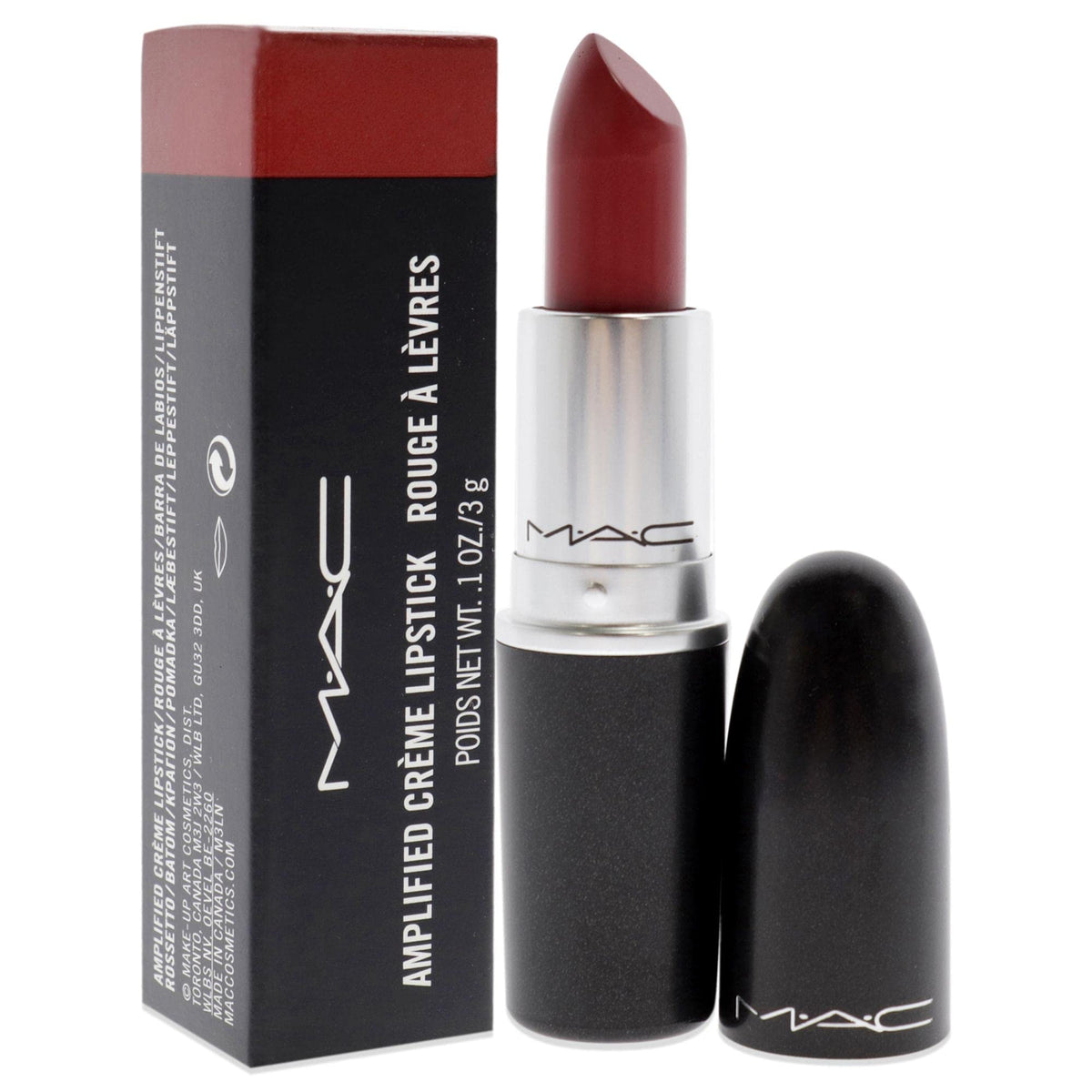 MAC Amplified Creme Lipstick - Brick O La Lipstick Women 0.1 oz