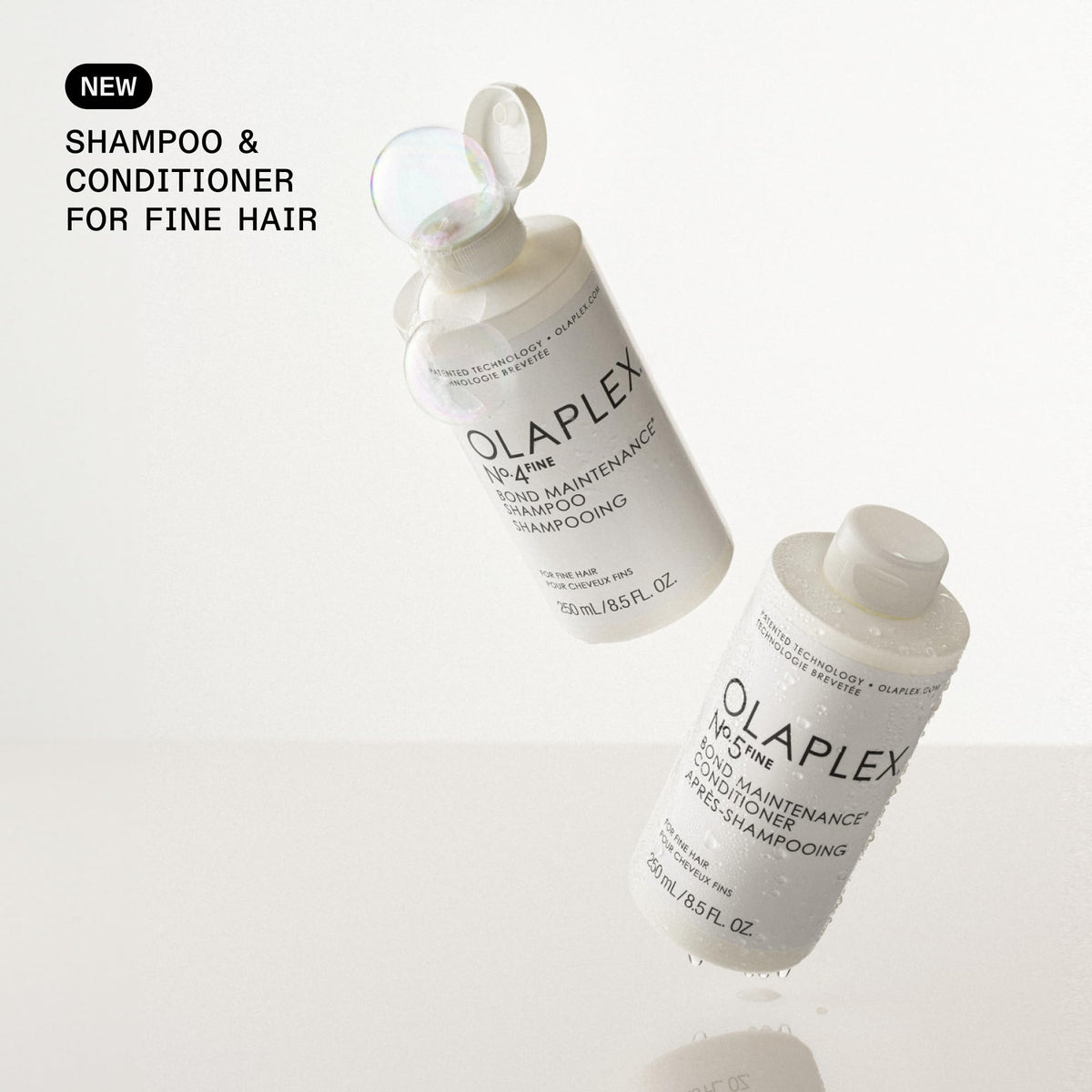 Olaplex Nº.5FINE Bond Maintenance™ Lightweight Volumizing Conditioner: Repairs Damage & Defend Against Future Breakage | For Coily, Curly, Straight, and Wavy, 250 mL / 8.5 Fl. Oz.