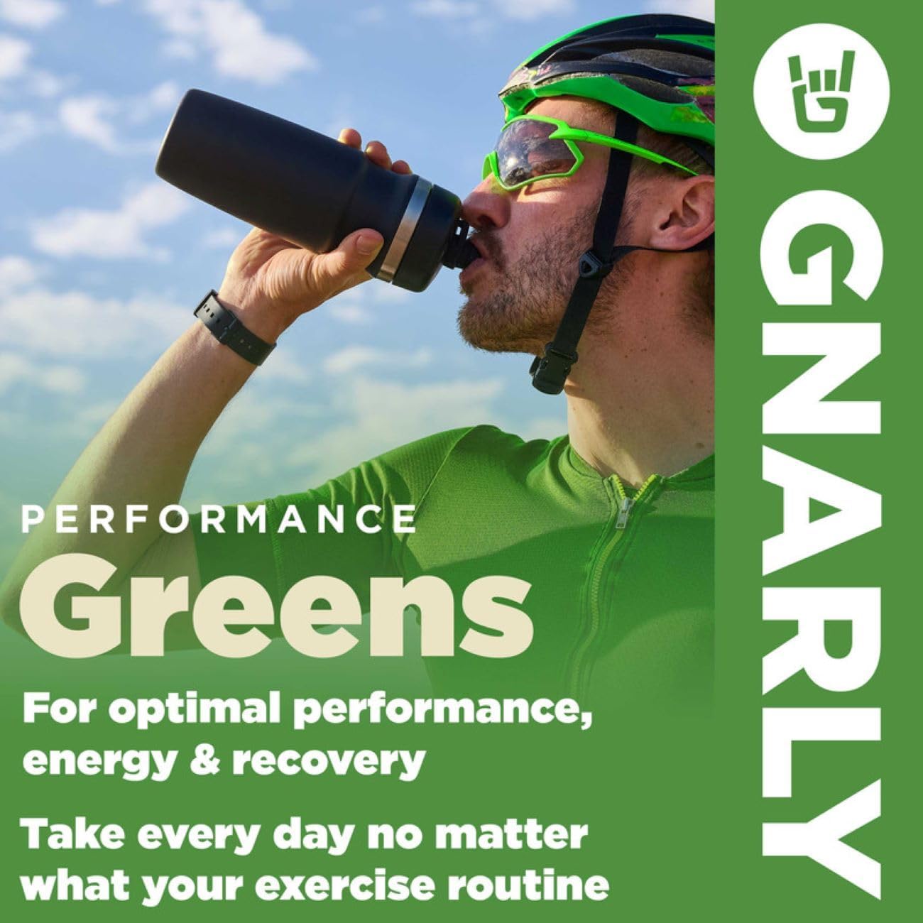 Gnarly Nutrition Greens Superfood Powder – Blueberry Acai Performance Super Greens Powder – NSF Sport Certified – Organic, Probiotics & Essential Micronutrients - Blueberry Acai, 11.64 oz