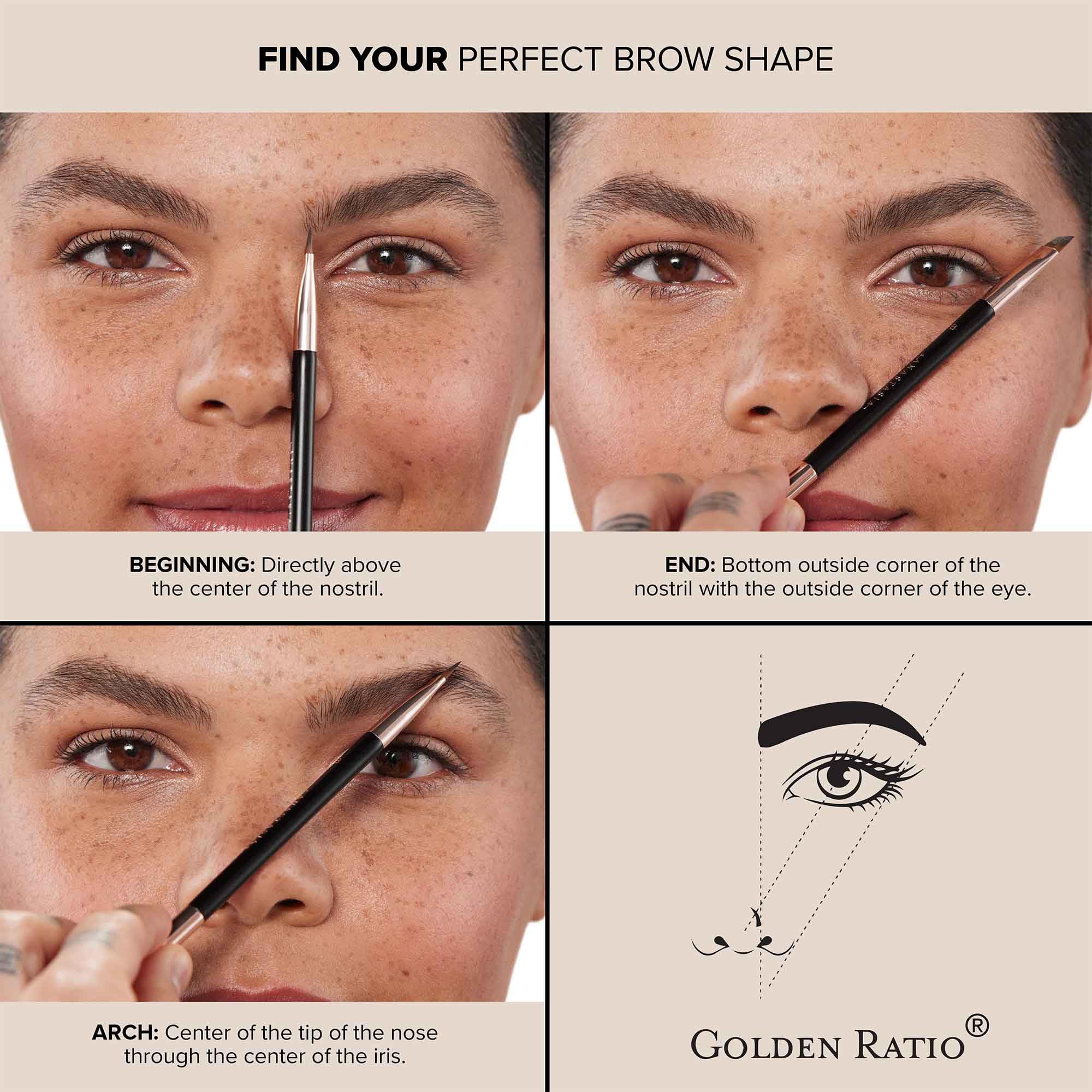 Anastasia Beverly Hills Perfect Brow Pencil - Dual-Ended Eyebrow Pencil with Spoolie Brush, Full-Pigment Powder-Like Formula for Natural-Looking Defined Brows - Soft Brown