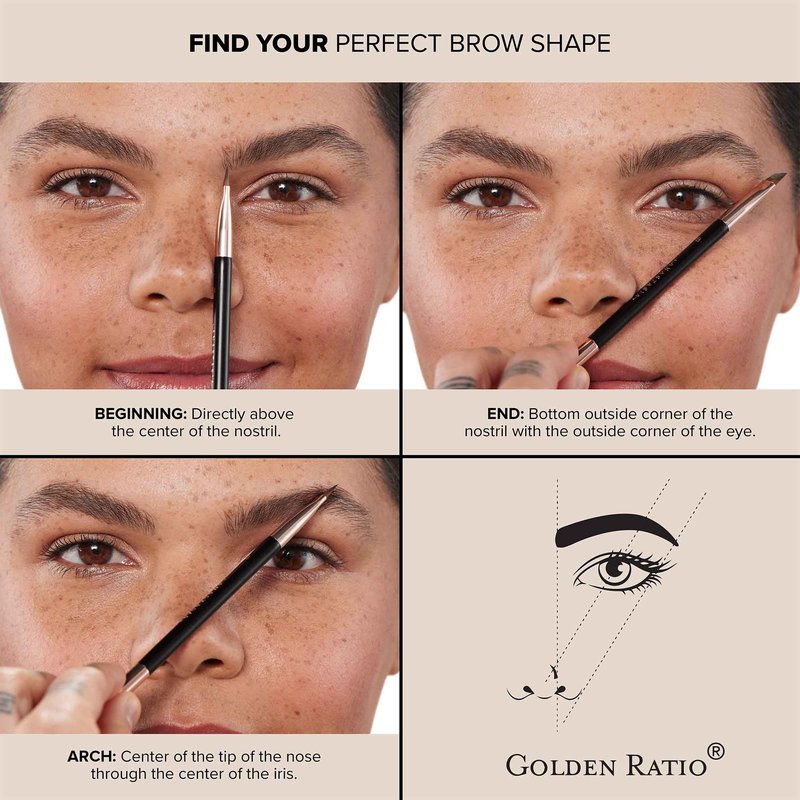 Anastasia Beverly Hills Mini Brow Wiz - Travel-Size Ultra-Slim Retractable Eyebrow Pencil for Professional Hair-Like Strokes and Precision Detail - Chocolate