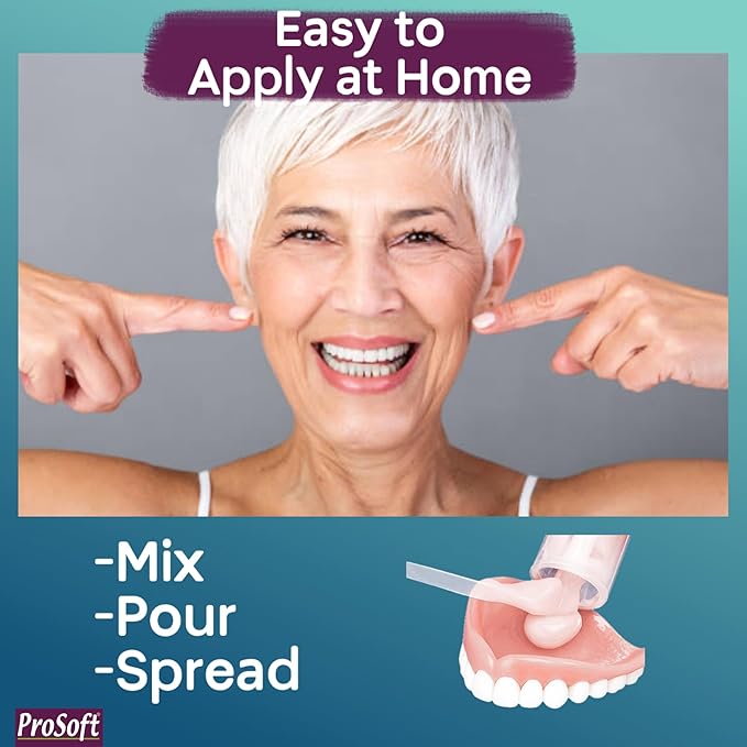 ProSoft Denture Reliner-Relines 2 Denture Plates