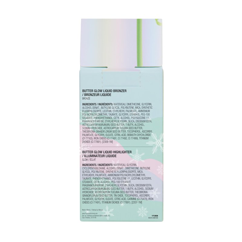 Physicians Formula Glow Angel Duo - Butter Glow Liquid Bronzer & Highlighter with Murumuru Butter, Hydrating & Illuminating Holiday Gift Set, Cruelty Free & Vegan (Pack of 2)