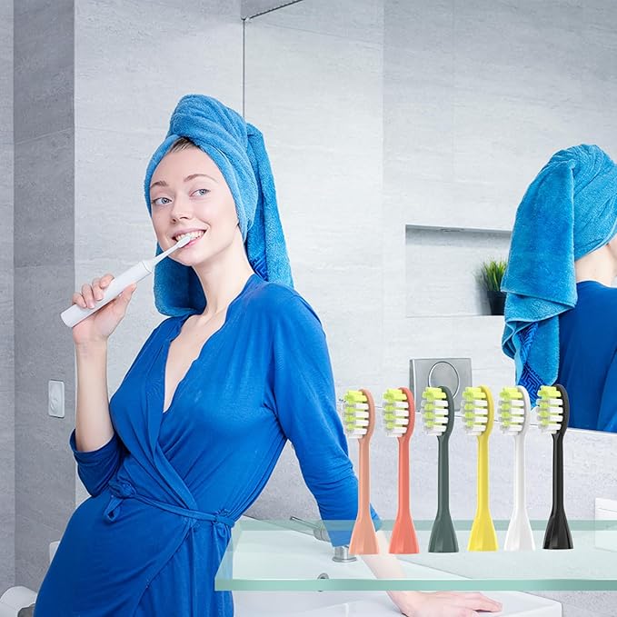 One Series Replacement Toothbrush Heads Pisonicleara Compatible with sonicare Philips One Series BH1022/03 HY1100/02 HY1102 (8-pc) Battery Brush, Mango Snow White Travel Refill (one-Mint)