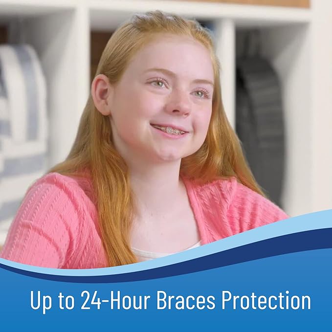 OrthoDots Clear – 24-Hour Protection | Sticks Better Than Dental Wax | Moisture Activated Braces Wax Alternative for Pain Caused by Braces, Clear Aligner Trays, and Other Orthodontic Appliances
