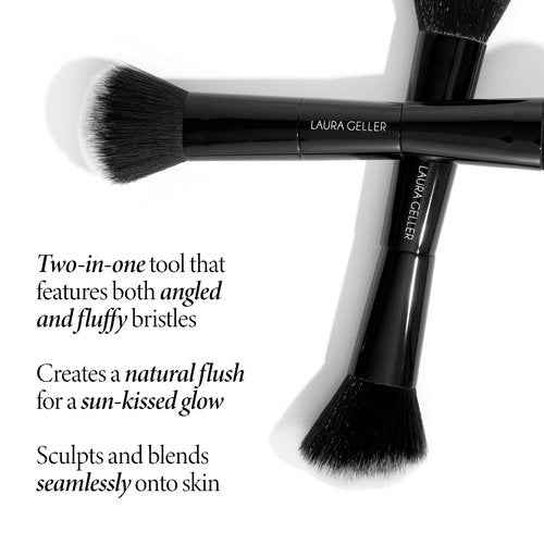 Baked Bronze-N-Brighten, Fair + Blush-n-Brighten, Pink Buttercream + Dual-Ended Blush & Bronzer Brush