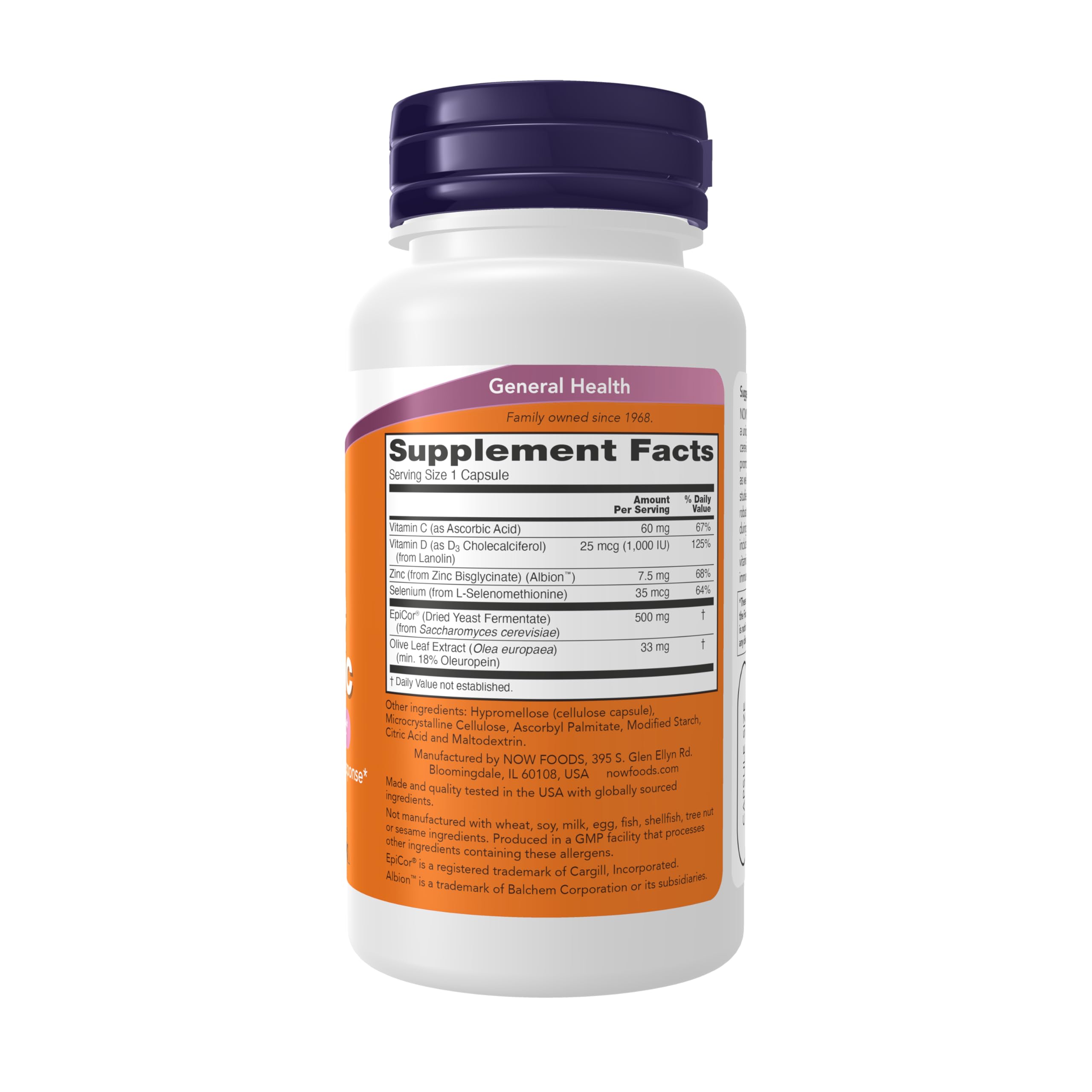 NOW Supplements, Immune PostBiotic, Healthy Immune Support*, 60 Capsules