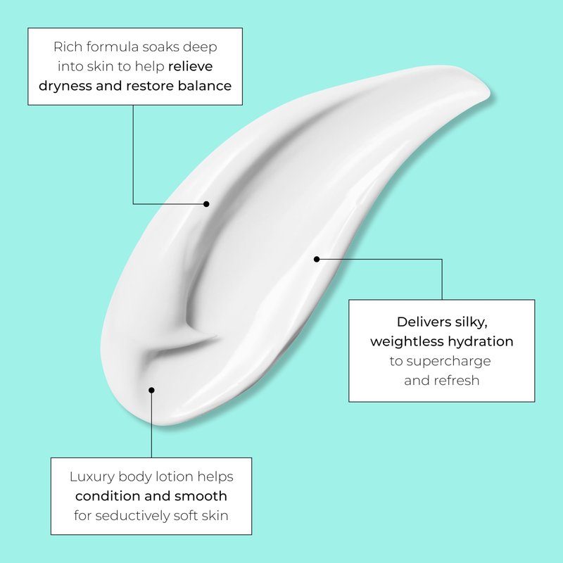 Malibu C Ultra Body Lotion - Hydrating Lotion for Extremely Dry Skin - Delivers Weightless Moisture & Radiant Glow - Safe for All Skin Types (16 fl oz)