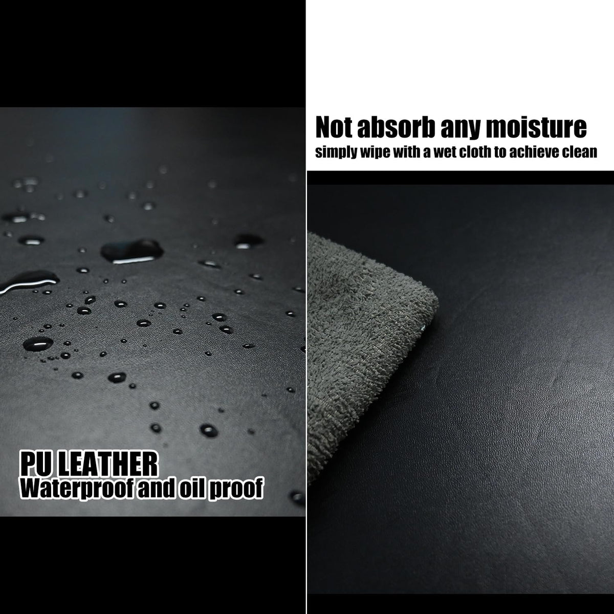 32" Wide PU Leather Lash Bed Cover, Waterproof Massage Table Protector