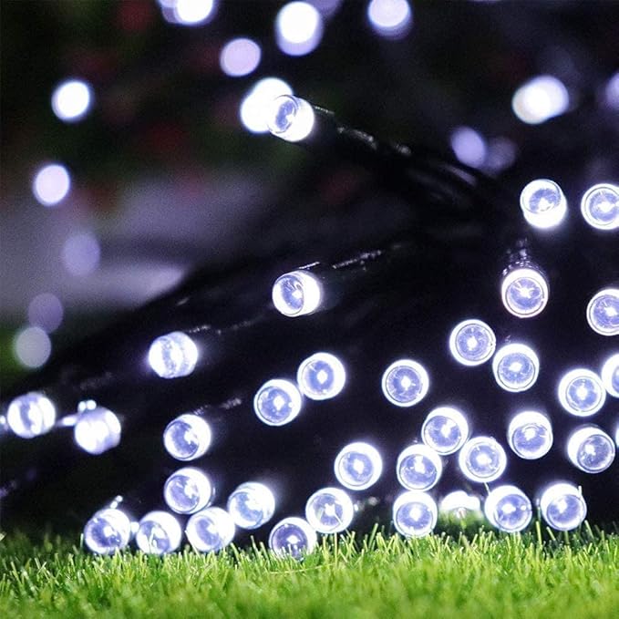 weillsnow White Christmas Fairy Lights Plug in, 200 LED 66FT Waterproof Christmas String Lights, 8 Modes with Memory for Outdoor Indoor Wedding Garden Christmas Decorations (66FT, White)