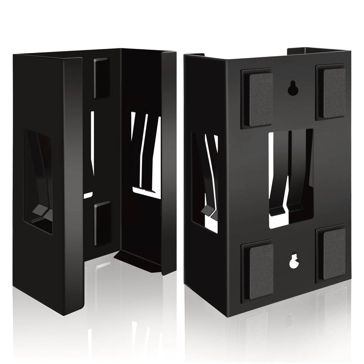 C&T 2 Piece Magnetic Glove Box Holder, Tissue Dispenser, Holds Boxes of Gloves, Towels, Wipes and Tissues,Suitable for Wall mounting, toolboxes, garages, workshops, Offices and Kitchens