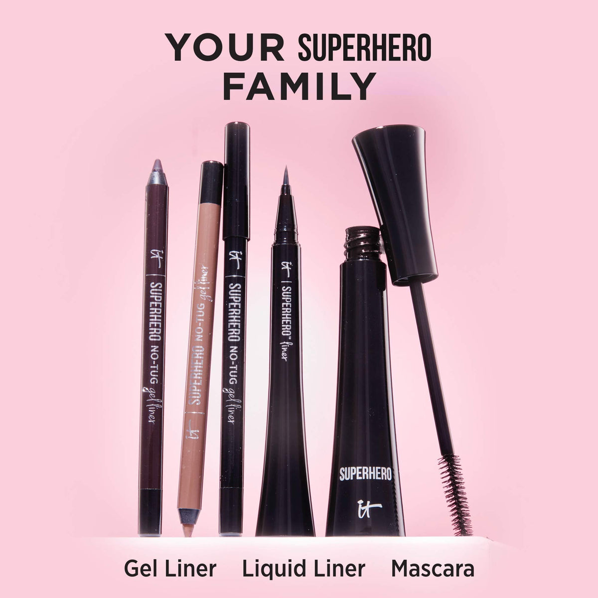 IT Cosmetics Superhero Gel Eyeliner - Super Black (intense ultra-black)