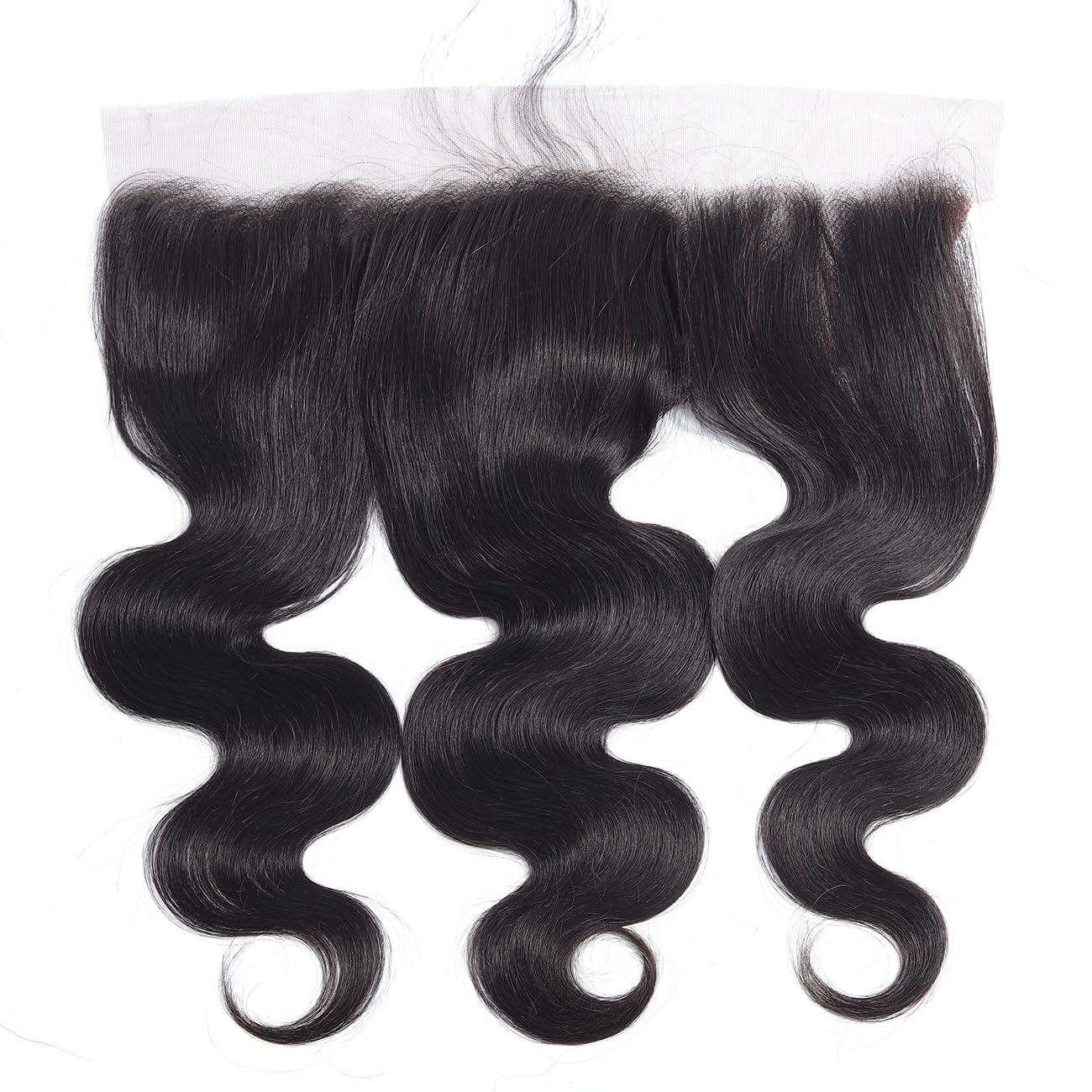 RESACA 20 Inch Body Wave HD Lace Frontal Human Hair 13x4 Transparent Swiss Lace Front 150 Density Ear To Ear for Women 100% Unprocessed Brazilian Virgin Human Hair (Nature Black Color)