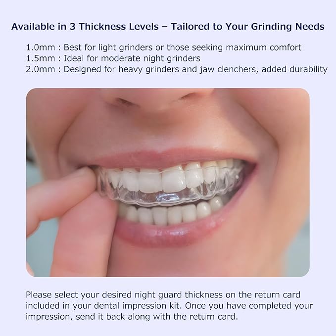 Custom Retainer, Clear Retainers for Teeth, Bite Night Guard for Adults & Kids, Mouth Guards for Grinding/TMJ/Bruxism/Teeth Clenching Nighttime