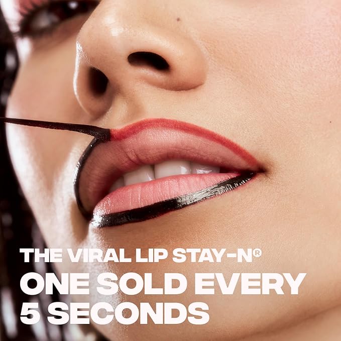 Sacheu Lip Liner STAY-N Peel Off Lip Stain — Long Lasting Matte Lip Tattoo Transfer Proof Lipstain Infused with Hyaluronic Acid & Vitamin E for All Skin Types — Vegan & Cruelty-Free, MUAH-VE