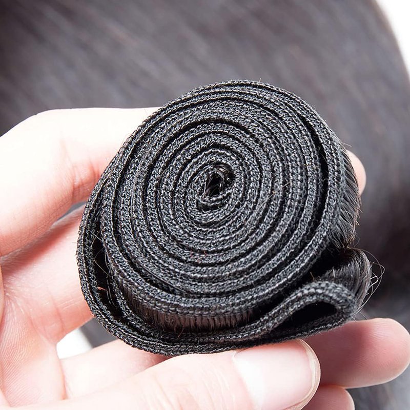 Body Wave Human Hair Bundles 26 Inch Body Single Bundle #1B Natural Black Human Hair Unprocessed Native Virgin Hair 100g Total Double Weft Crochet Human Hair Extensions for Women