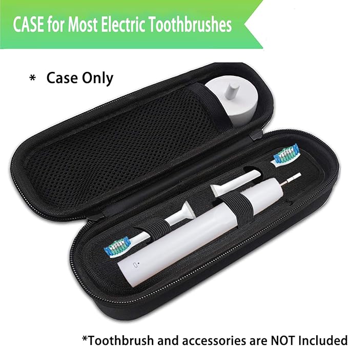 MAGIPEA Toothbrush Hard Travel Case Carrying Bag (Universal)