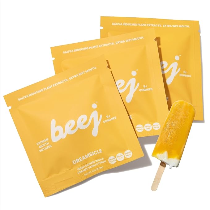 BJ Gummies, by BEEJ. Oral Sex Candy for Couples. (Dreamsicle)