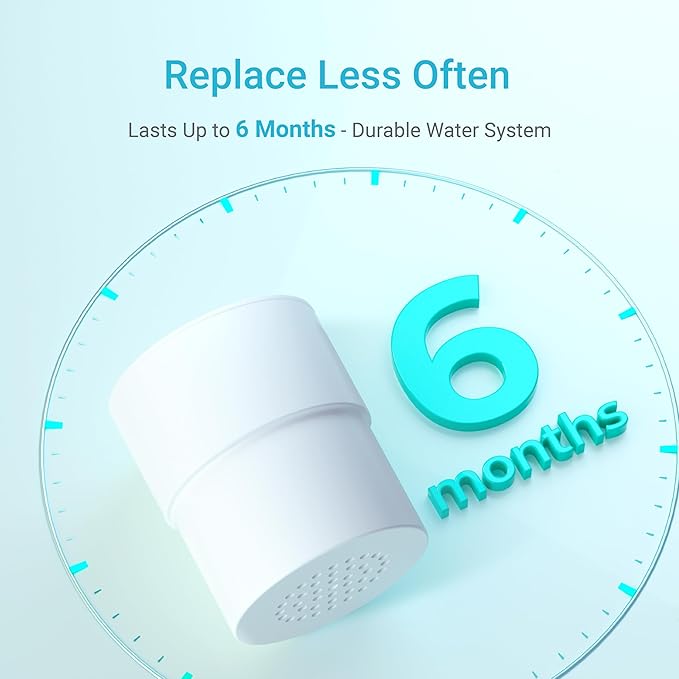 AQUA CREST Shower Filter Replacement for JOLIE® FILTERED SHOWERHEAD, High Pressure Shower Filter Replacement Cartridge For Healthier Hair and Skin, 3 Pack