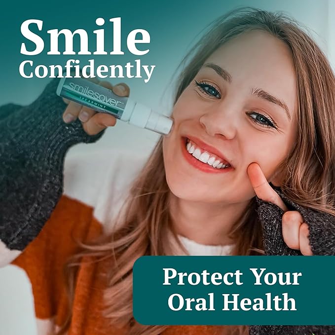 Smilesaver Retainer Cleaner Spray – Invisalign, Mouth Guard, and Denture Cleaner – Quick Oral Care for Aligner & Retainer Hygiene – Natural, Portable & Minty Fresh Oral Care Products (1oz)