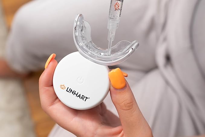 Linhart Whitening Gel Refills - 35% Carbamide Peroxide, 3mL Syringes for at-Home Teeth Whitening - Same Formula Used by Dentists in NYC - Minimizes Sensitivity, Maximizes Brightness - Pack of 4
