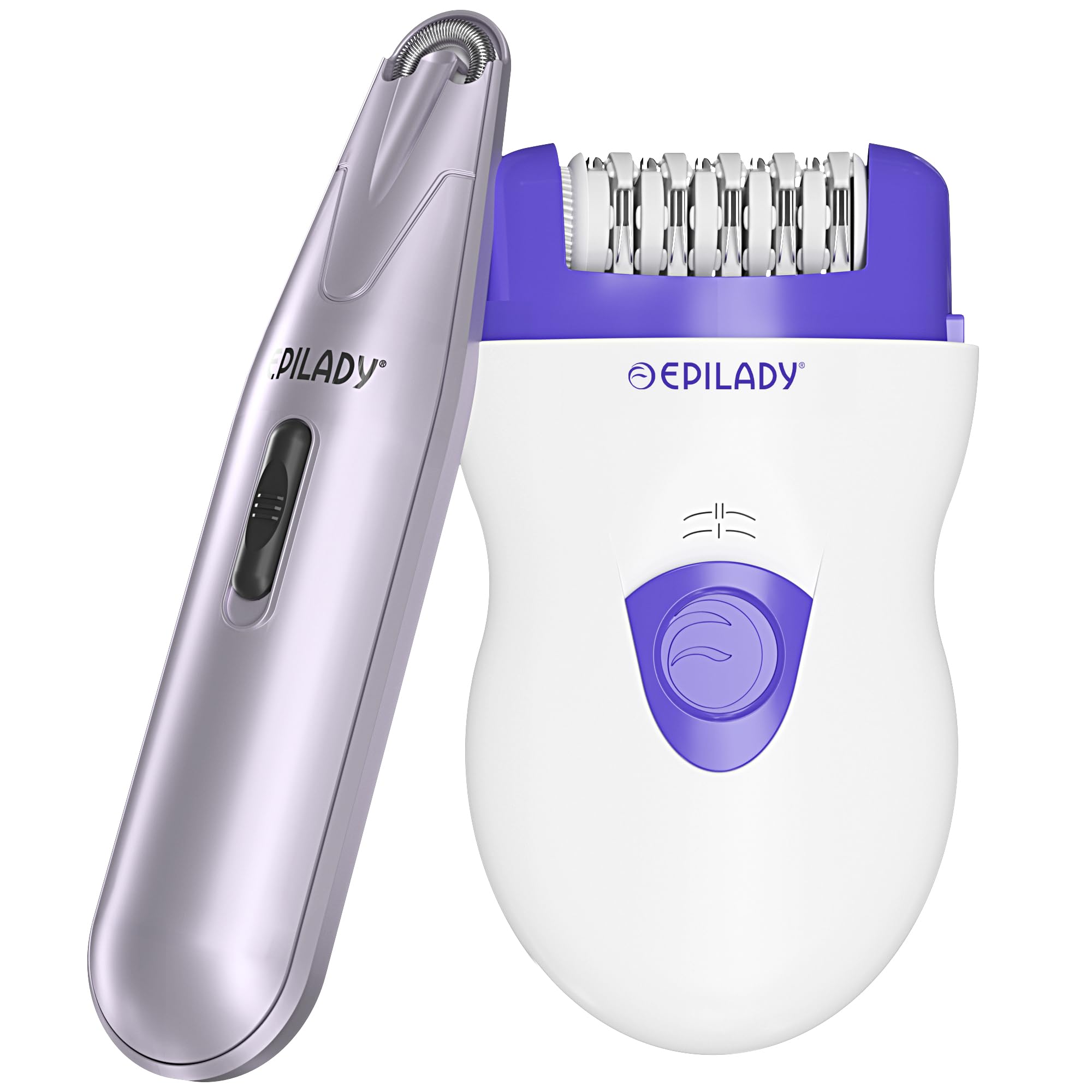 Epilady Face & Body Hair Removal Device Bundle, Corded Electric Epilator for Women with Facial Hair Remover, Epilator for Legs, Arms, Underarms, Bikini Line, Upper Lip & Chin, Long-Lasting