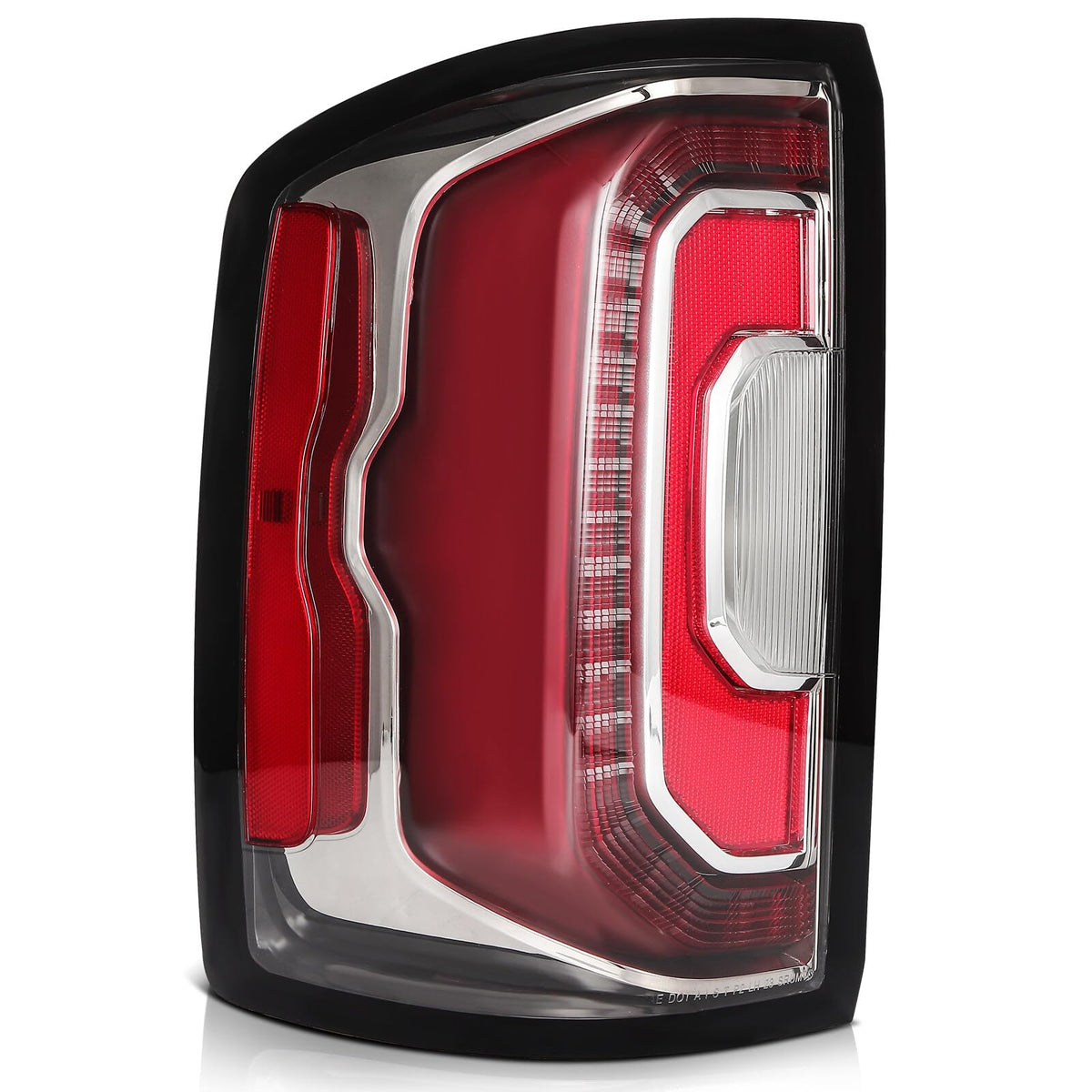 LBRST Tail Light Assembly Fit 2016-2019 for Explorer Driver Side Tail Light Black Housing Red Lens 84365930