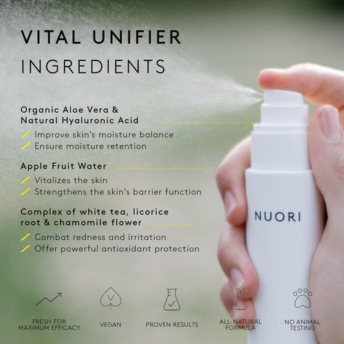 NUORI Discovery Kit | 5 Products, Including Vital Unifier, Vital Foaming Cleanser, Clarity Mask, The One Face Cream & Supreme Moisture Mask, For All Skin Types