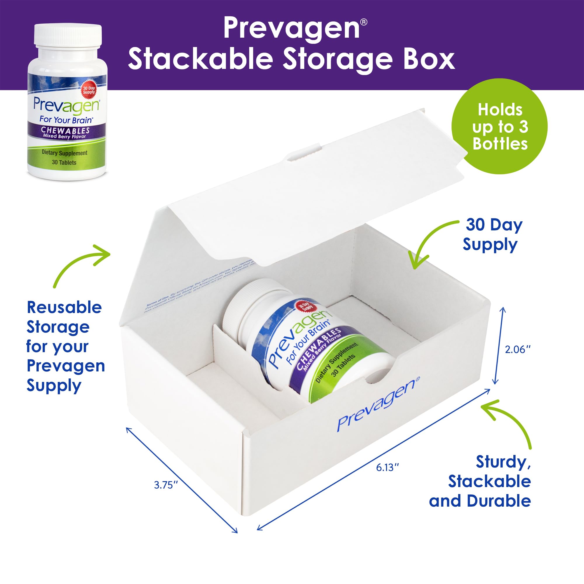 Prevagen Regular Strength Mixed Berry Chewables - 30 Tablets (1 Month Supply) | Formulated for Your Brain | 10mg of Apoaequorin Plus Vitamin D3