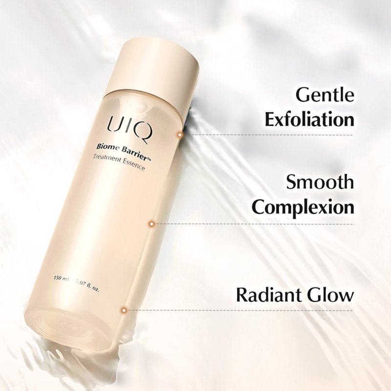 UIQ Biome Barrier Treatment Essence, Nourishing & Hydrating Korean Facial Toner, Gentle Exfoliating Daily Skincare, 150ml / 5.07 fl.oz