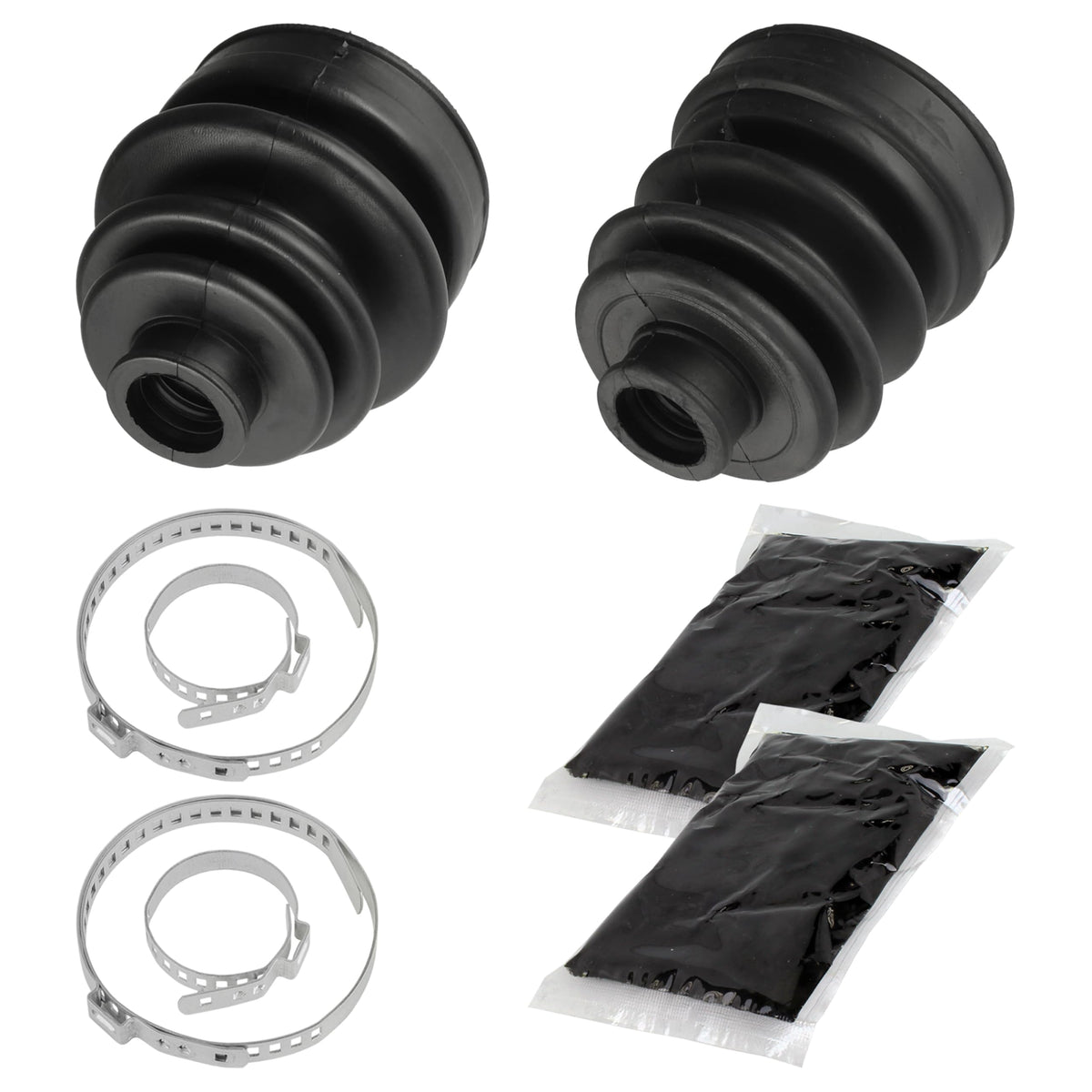 Caltric Rear Axle Inner Outer Cv Boot Kit Compatible with Yamaha Rhino 660 Yxr660F 4Wd 2005-2007