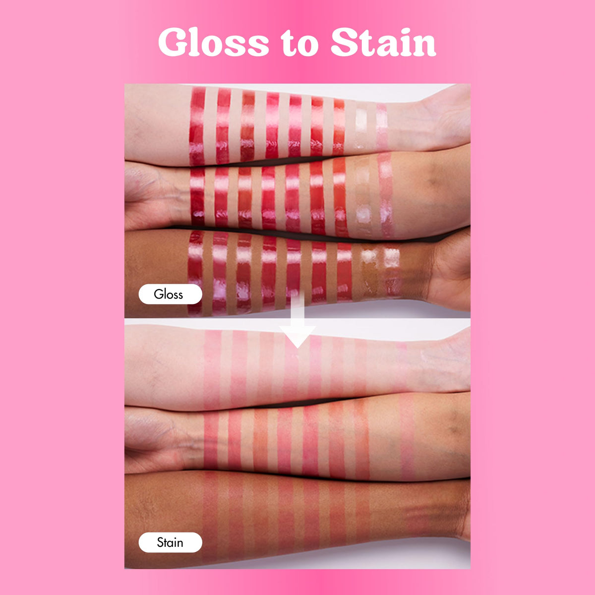 COLORGRAM Fruity Glass Tint 14 Sulky Lychee, Long-Lasting Glossy Lip Tint, Korean Beauty Lip Gloss Tint, Geek Nude Series