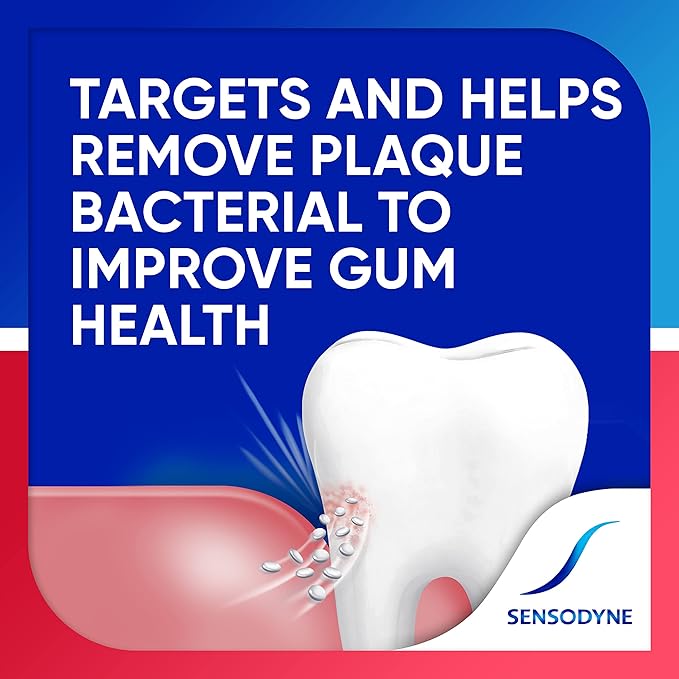 Sensodyne Sensitivity & Gum Sensitive Toothpaste for Gingivitis, Sensitive Teeth Treatment, Clean & Fresh - 3.4 oz (pack of 4)