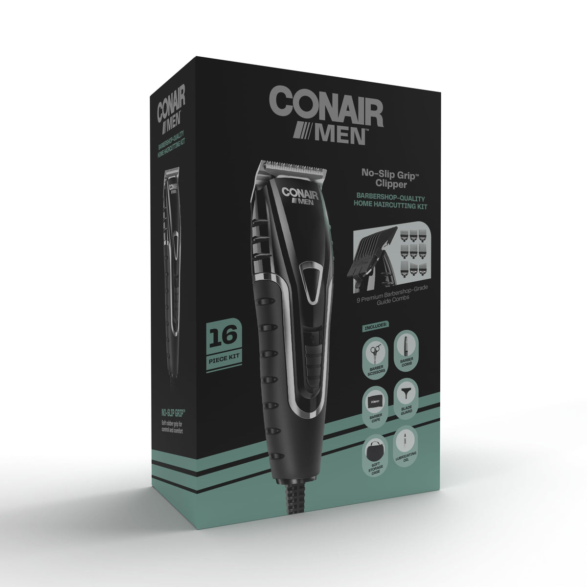 Conair Barber Haircut Clippers - Hair Trimmer - 16-Piece Haircut Kit